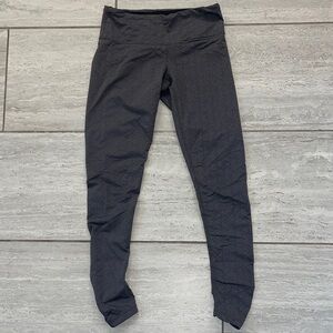 PRANA Grey/Black Patterned Leggings